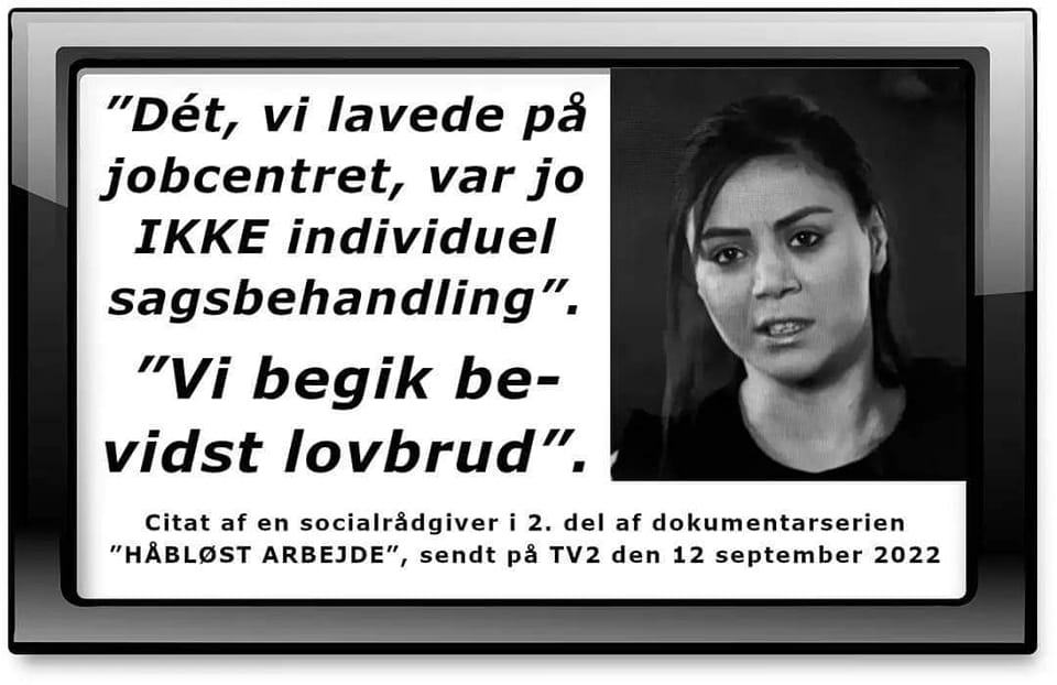 Tidligere jobcenter-ansat: 'Vi begik bevidst lovbrud'